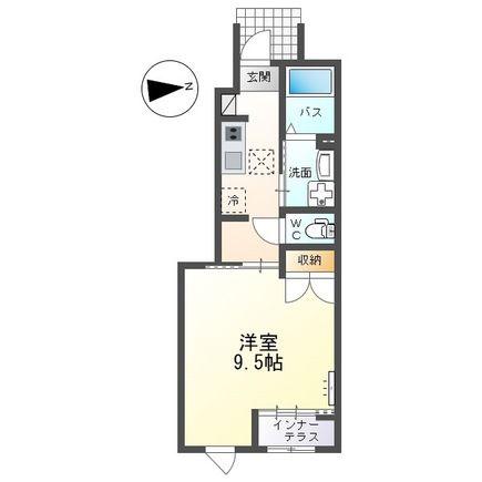 ひいらぎ (1K/1階)の間取り写真