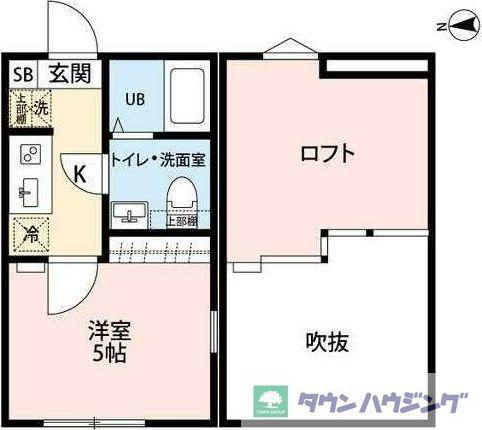 AGAS赤羽(1K/3階)の間取り写真