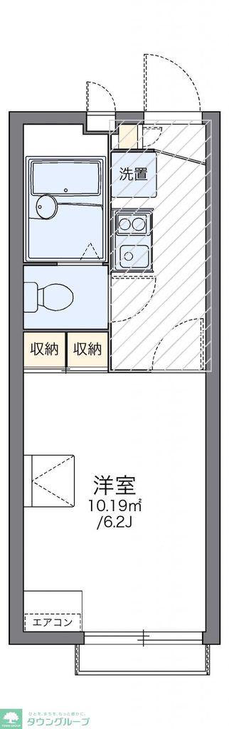 レオパレスT M K(1K/2階)の間取り写真