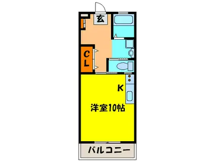 セピアOTSUKA(ワンルーム/3階)の間取り写真