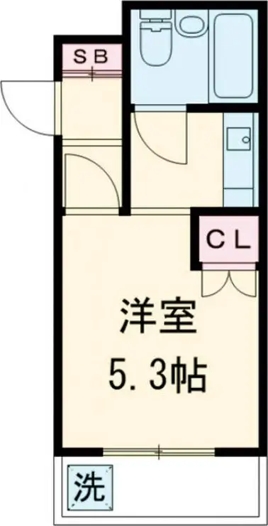 パル学芸大 6階階 間取り