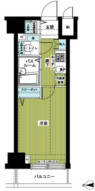 トーシンフェニックス方南町弐番館 2階階 間取り