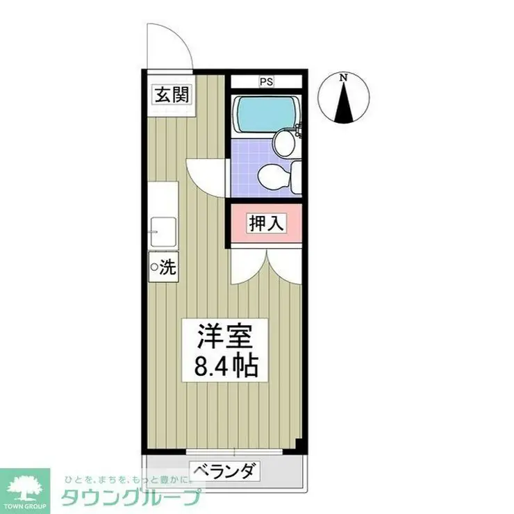 グランドール横倉 2階階 間取り