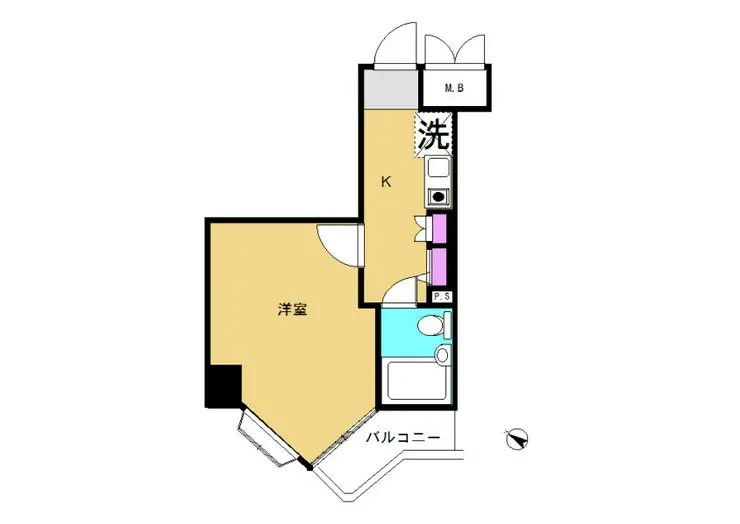 ドルチェ川越 4階階 間取り