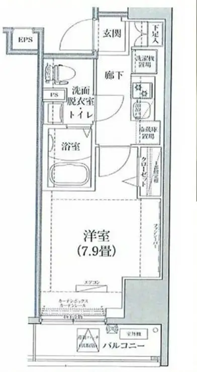 ルフレ深川イースト 5階階 間取り