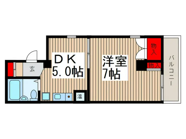 三恵西川口ハイツ 6階階 間取り