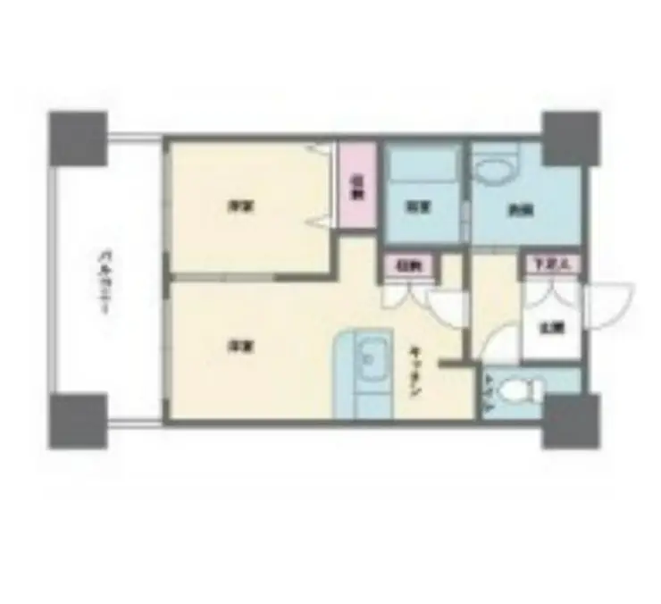 HF西新宿レジデンスWEST 7階階 間取り