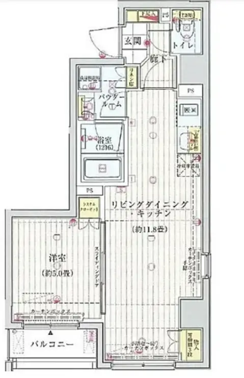 エクセレントシティ中野鷺宮 4階階 間取り