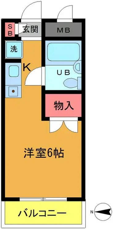 ノーリーズン浦安 2階階 間取り