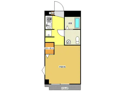 ST PLAZA KANAYAMA(1K/5階)の間取り写真