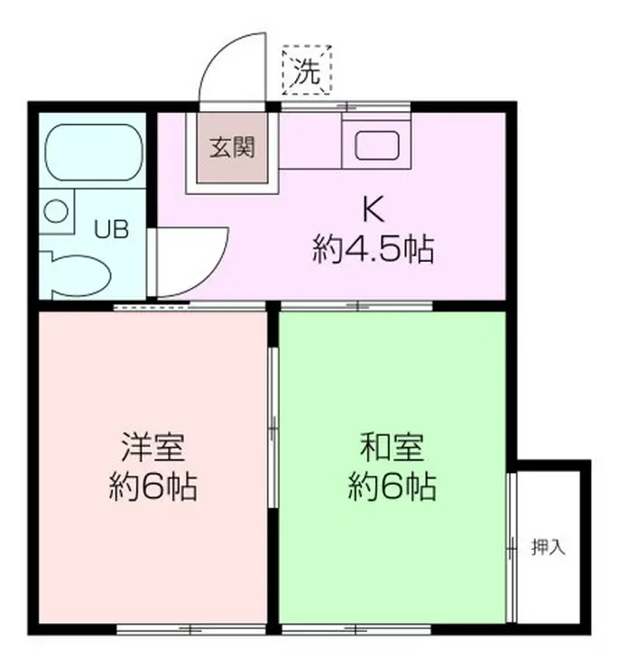 ヤマムラハイツ 2階階 間取り