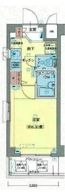 ヴェルト木場マリナコート 4階階 間取り