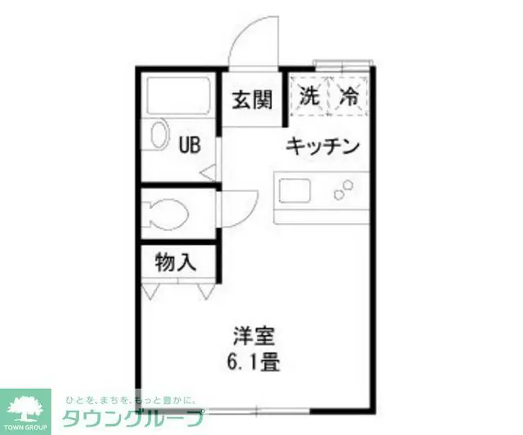エステート秋田 1階階 間取り
