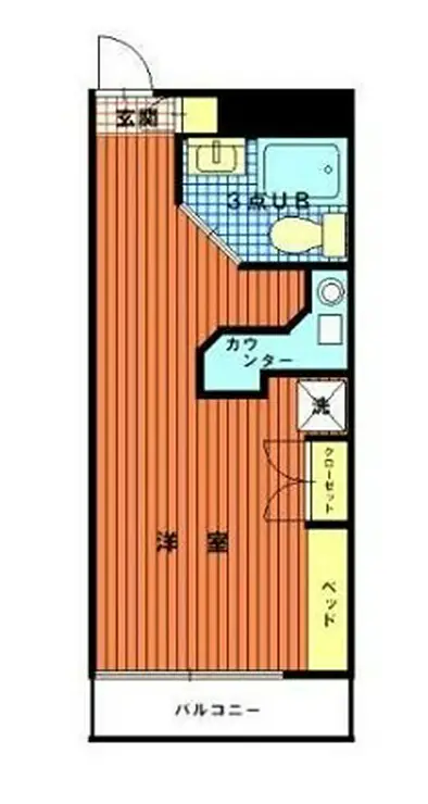 ラ・パルフェ・ド・シャテーニュNo.2 2階階 間取り