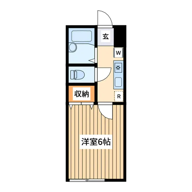 ブルーベル 1階階 間取り