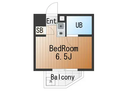 ウェルス用賀台(ワンルーム/5階)の間取り写真