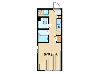 FUSION上板橋(ワンルーム/3階)の間取り写真