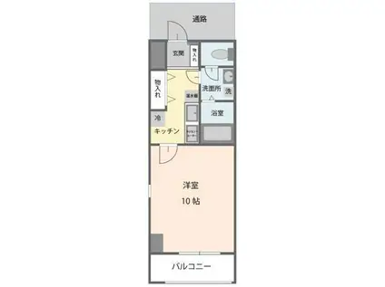 PREMIER M(1K/2階)の間取り写真