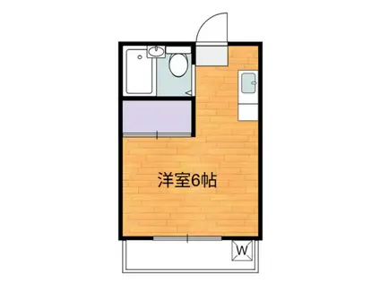 東早ビル(ワンルーム/3階)の間取り写真