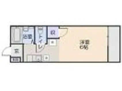 マルミネ(ワンルーム/1階)の間取り写真