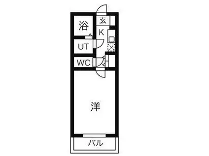 SMILE ITO(1K/1階)の間取り写真