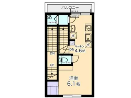 セントレ南砂(ワンルーム/2階)の間取り写真