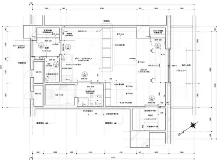 LAPORTA 304(1DK/3階)の間取り写真