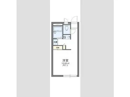 レオパレスかみさわ(1K/2階)の間取り写真