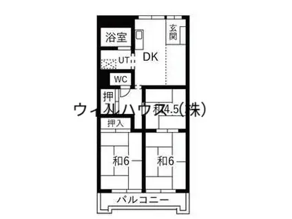 プレジール堺(3DK/3階)の間取り写真