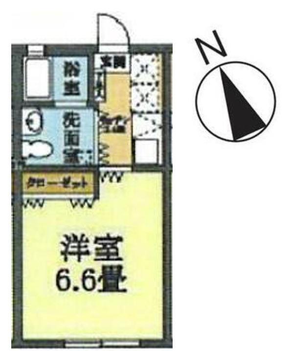 ダイユー36番館(1K/1階)の間取り写真
