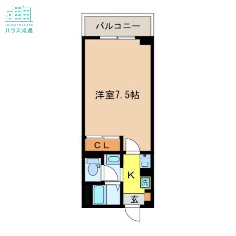 フェアリーハイツ ワルツの森(1K/2階)の間取り写真