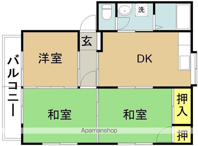 SKハウス(3DK/2階)の間取り写真