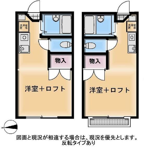 プチメゾン辻村(ワンルーム/2階)の間取り写真
