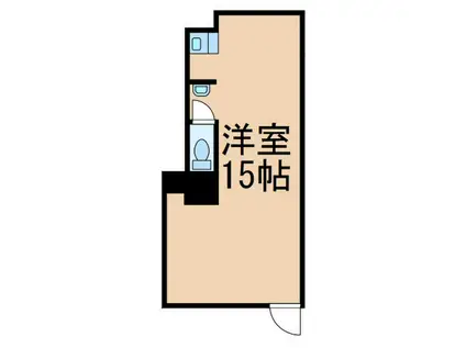 駒沢コンフォートレジデンス(ワンルーム/1階)の間取り写真