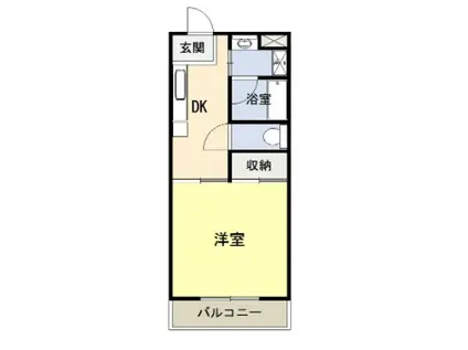 イーストコーポ(1DK/6階)の間取り写真