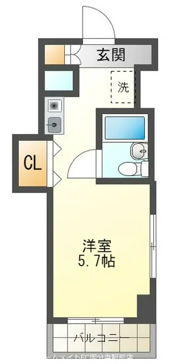 フォレスト1ビル 4階階 間取り