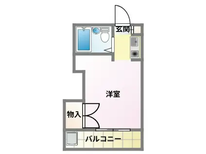 ボーテ日吉SUN(ワンルーム/1階)の間取り写真
