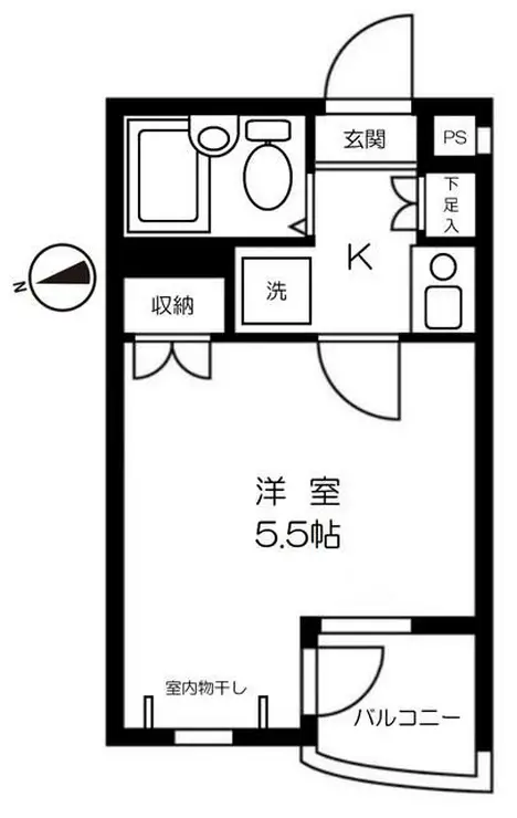 オクトワール相模大野 3階階 間取り