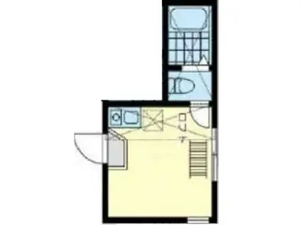 ユナイト蒔田エヴァ―オンワード(ワンルーム/2階)の間取り写真