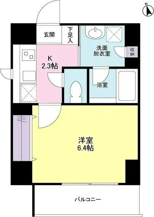 ソネンホーフ 6階階 間取り