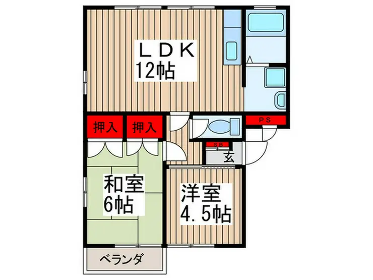 エクセル千間台 2階階 間取り