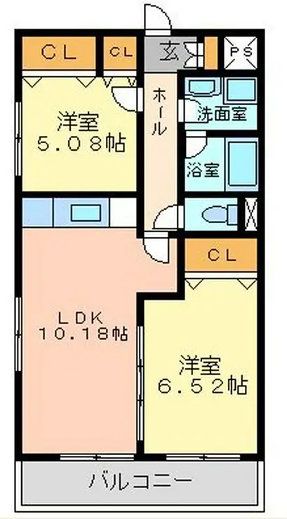 ベルヴュコート世田谷豪徳寺 1階階 間取り