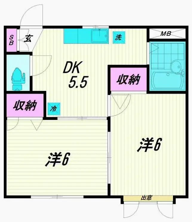 ハイム田園調布 2階階 間取り