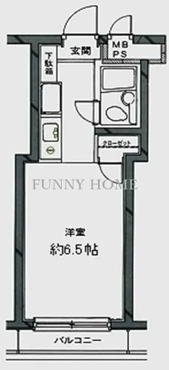 日神パレステージ代田橋 4階階 間取り