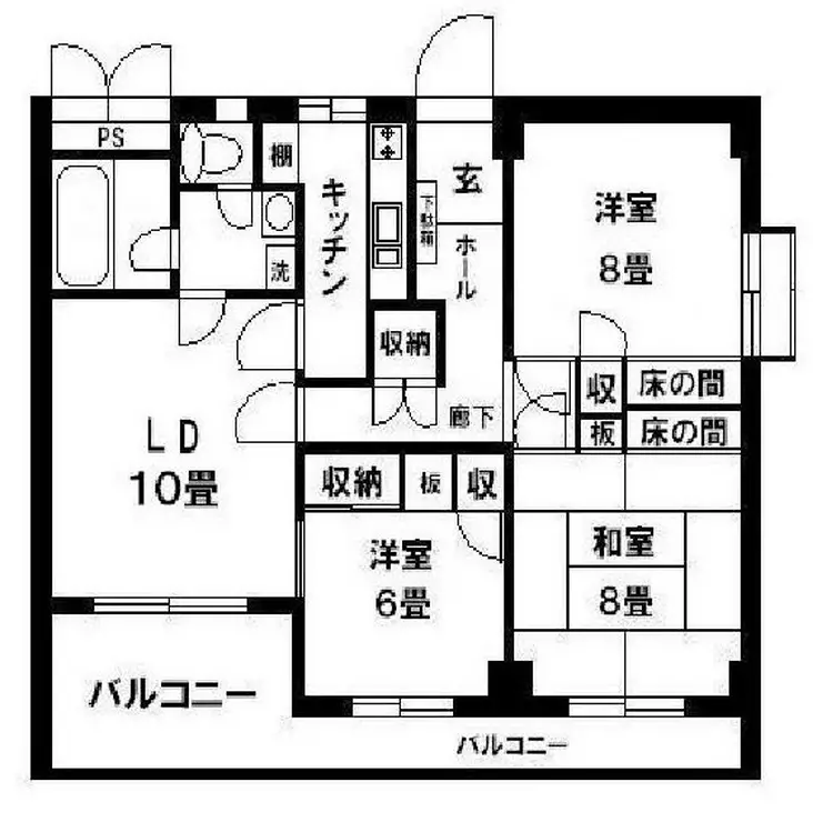 ハイツリヴァ・スター 6階階 間取り