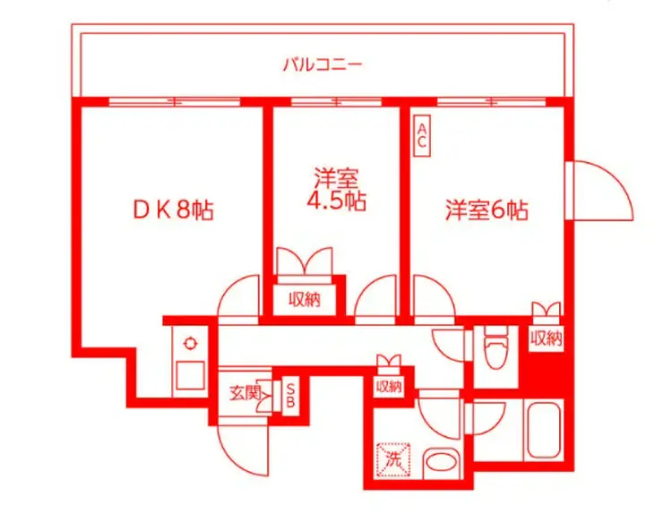ローバー関内 7階階 間取り