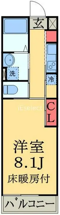 カメリア西千葉 2階階 間取り