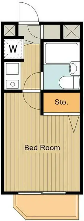 セルベコート野方 1階階 間取り