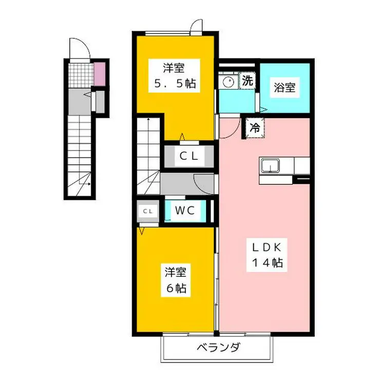 サンフォレスト 2階階 間取り