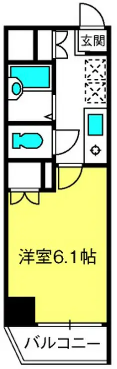 ディアコート八番館 7階階 間取り